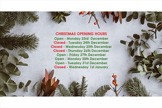 Christmas Period Opening Hours